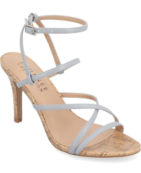 Женские сандалии Journee Collection Fylissa Strappy Dress Sandals, цвет: Синий