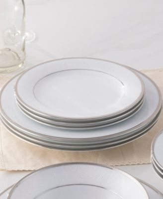 Regina Platinum Set of 4 Salad Plates, 8.25"