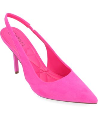 Journee Collection - Collection Women's Elenney Pointed Toe Slingback Pumps