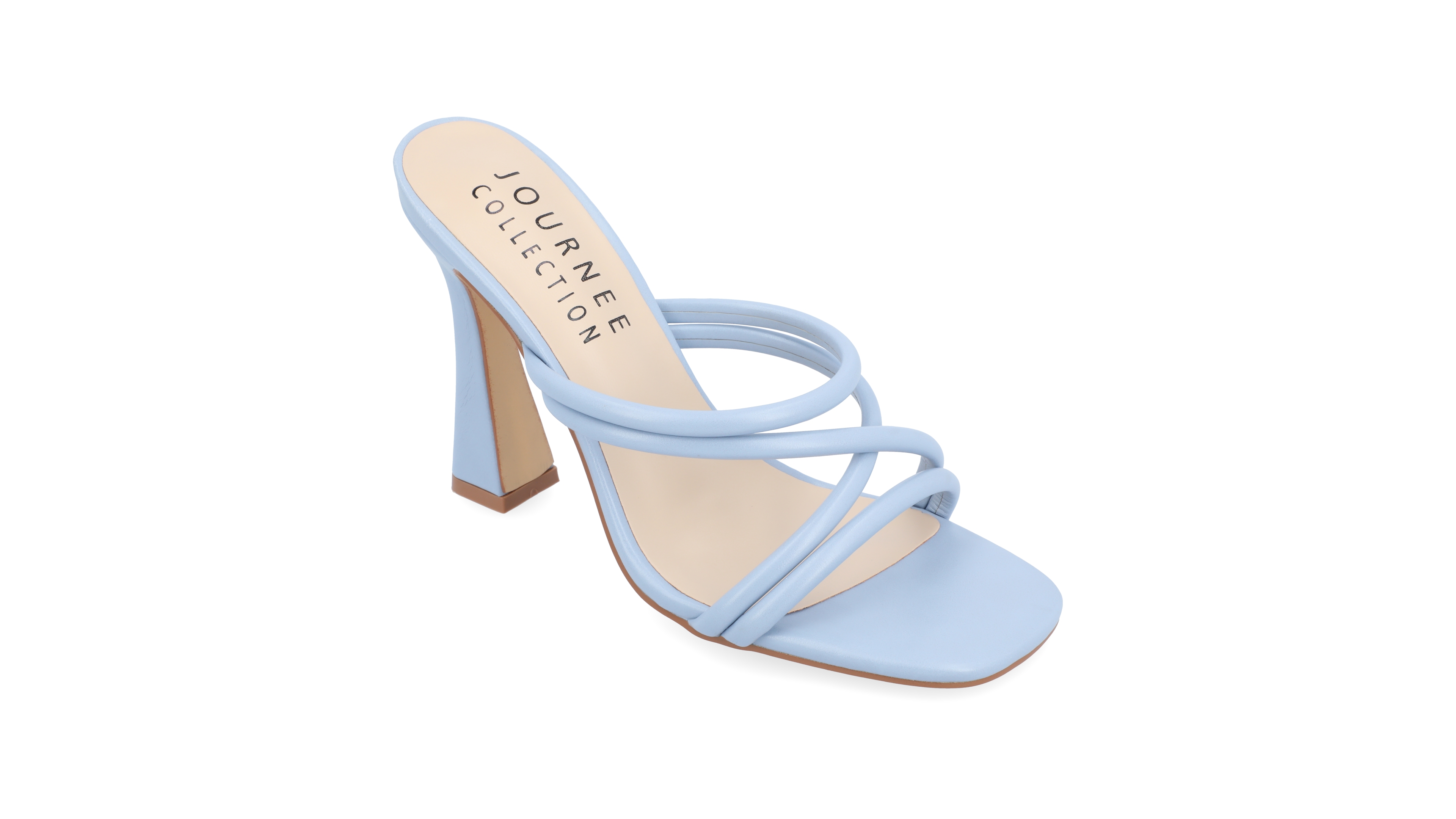 Journee Collection Women's Louisse Crisscross Slip-On Sandals