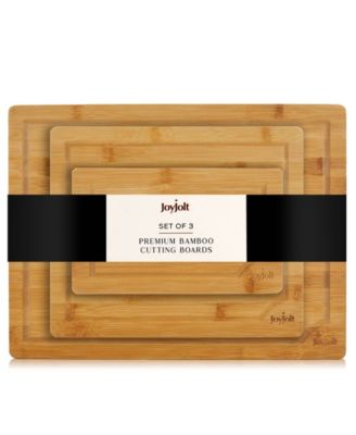Bamboo 3 Piece Cutting Board Set