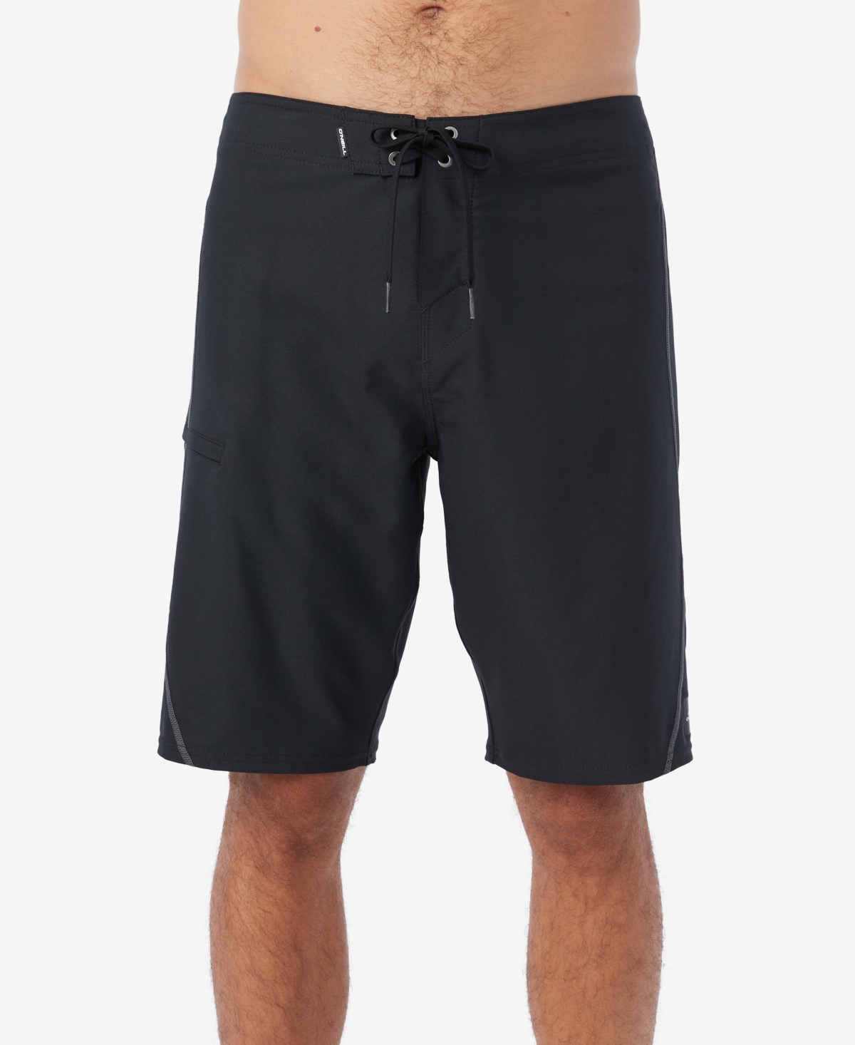 Shop O'neill Men's Hyperfreak Heat S-seam 21" Solid Board Shorts In Black