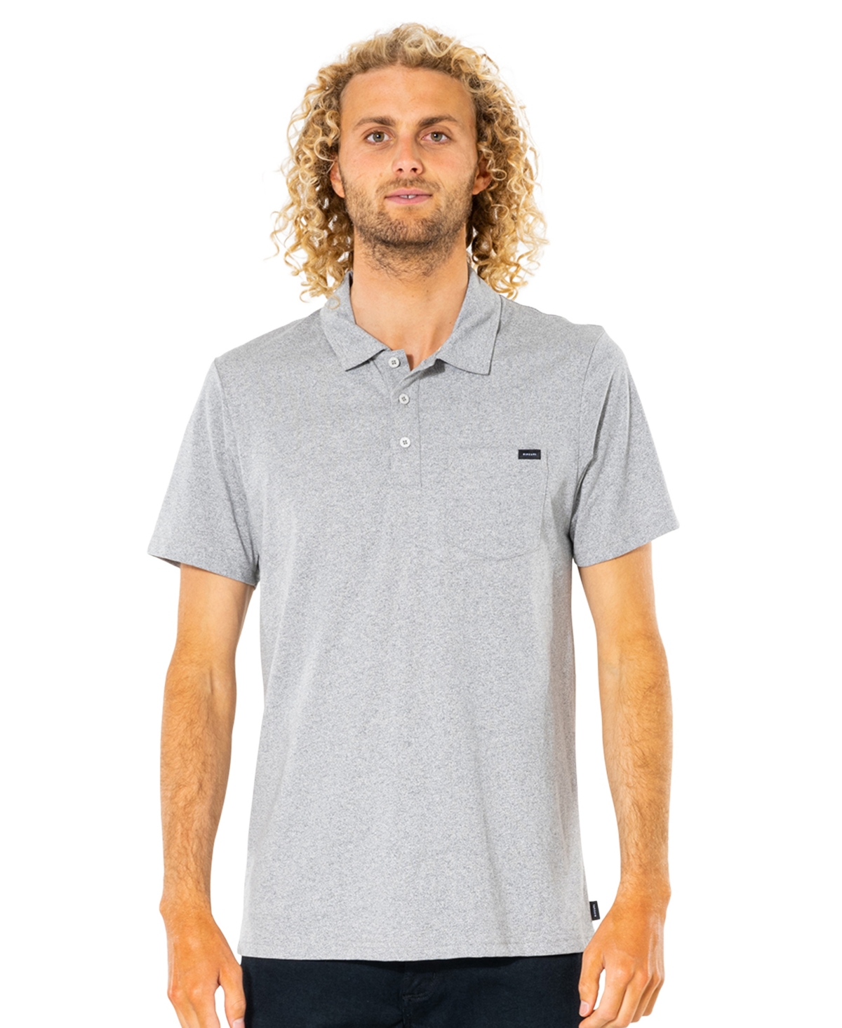 RIP CURL MEN'S TOO EASY SOLID POLO SHIRT 