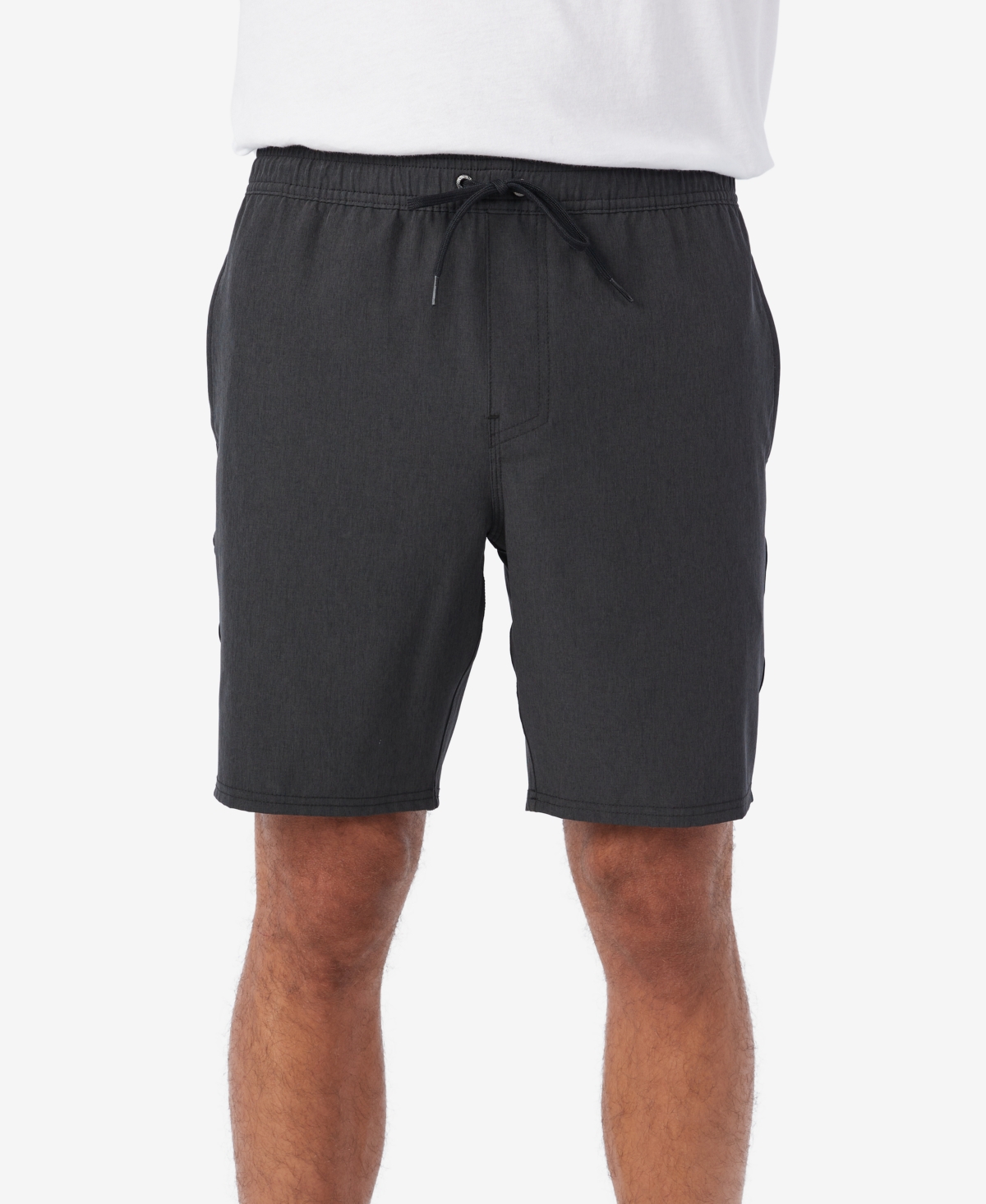 Shop O'neill Men's Reserve 18" Elastic Waist Hybrid Shorts In Black