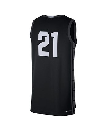 Nike Men's Michigan State Spartans #21 Black Limited Alternate Basketball Jersey, Small