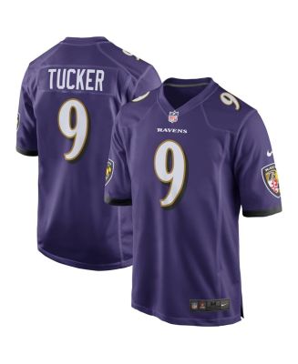 Nike Men's Justin Tucker Purple Baltimore Ravens Game Jersey - Macy's