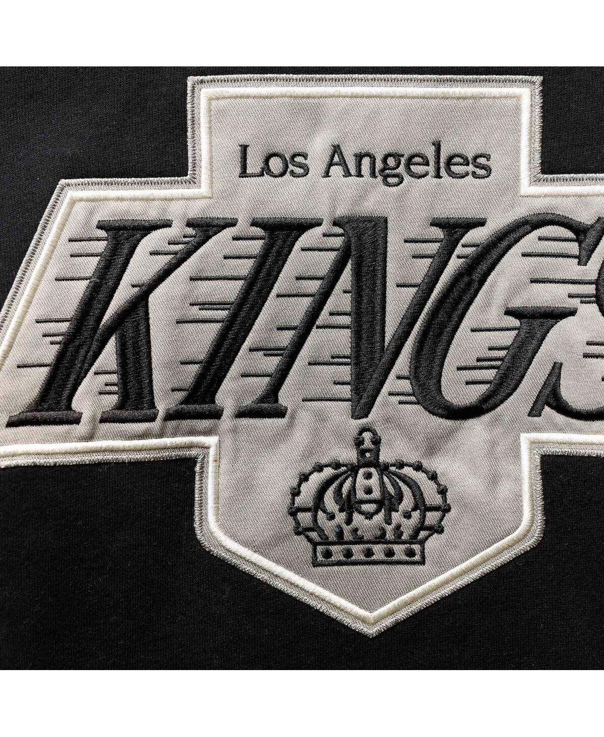 Men's '47 Brand Luc RobitailleLos Angeles Kings Retired Player Name and Number Lacer Pullover Hoodie - Black