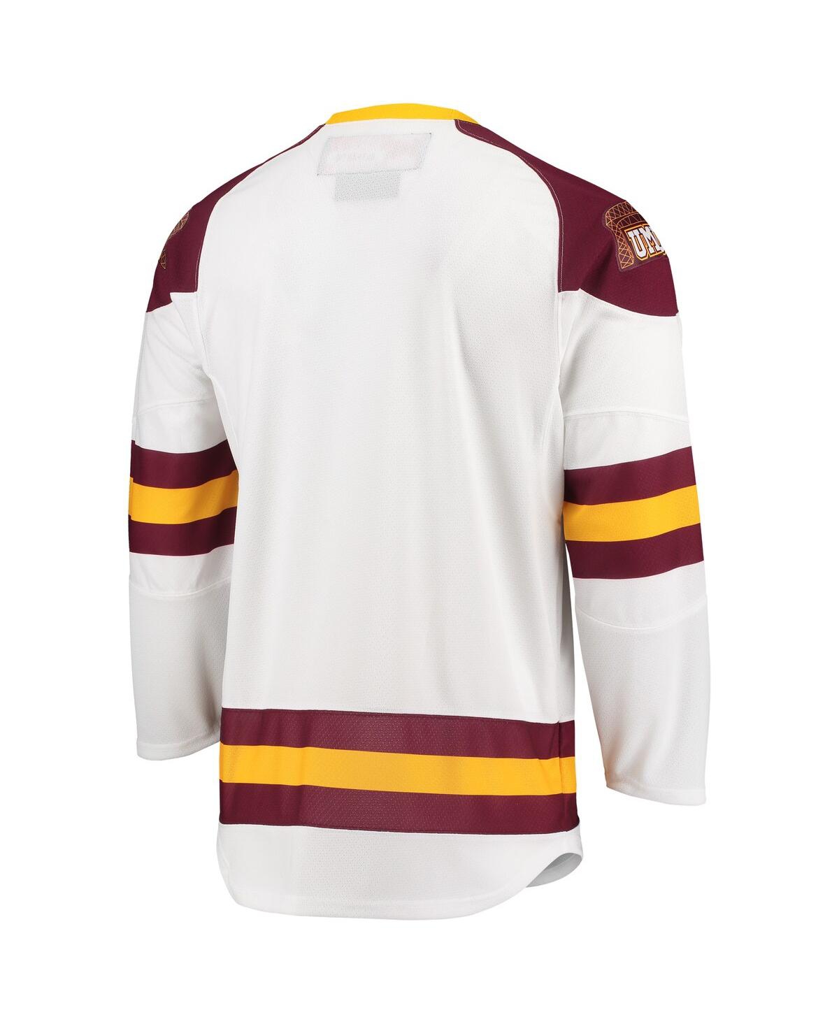 Men's Under ArmourMinnesota Duluth Bulldogs Replica Hockey Jersey - White