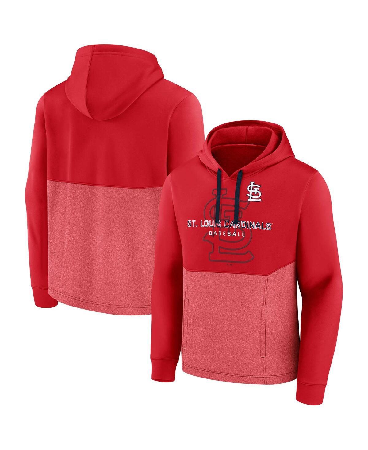 Shop Fanatics Men's  Red St. Louis Cardinals Call The Shots Pullover Hoodie