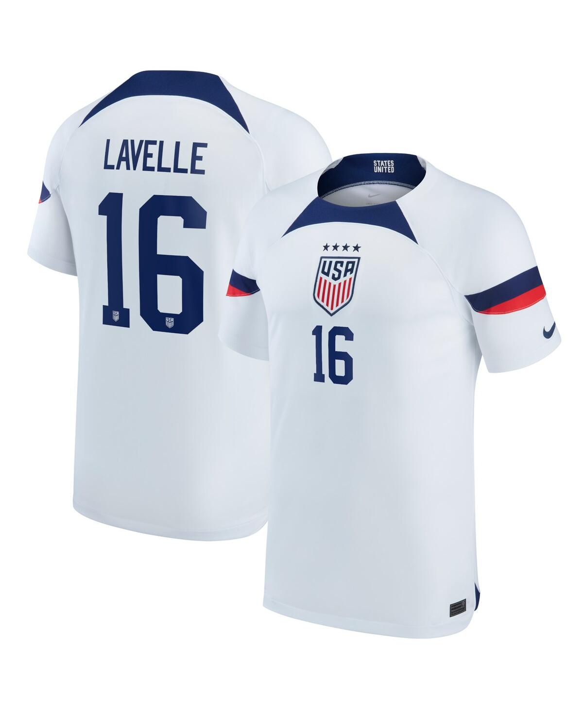 Men's Nike Rose LavelleUswnt 2022/23 Home Breathe Stadium Replica Player Jersey - Blue