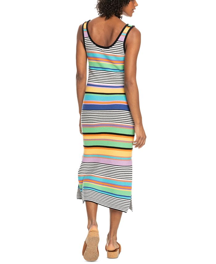 Roxy Juniors' Sunshine Bouquet Striped Midi Dress - Macy's