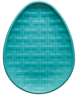Embossed Egg Plate