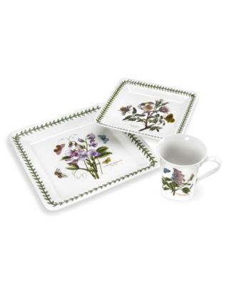Botanic Garden Square 22 Pc. Dinnerware Set, Service for 4, Exclusively at Macy’s
