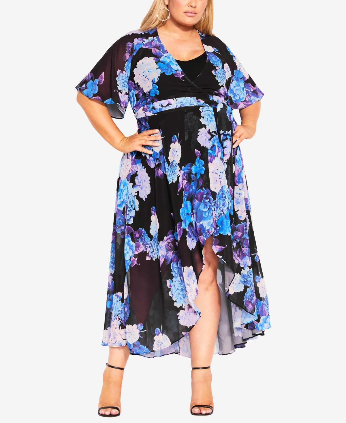 City chic hydrangea dress cheap