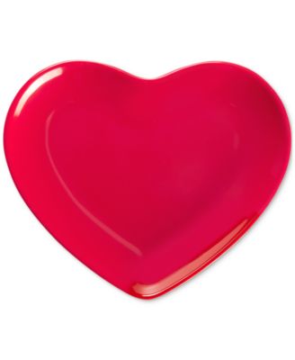 The Cellar - 4-Pc. Set Heart Melamine Appetizer Plates