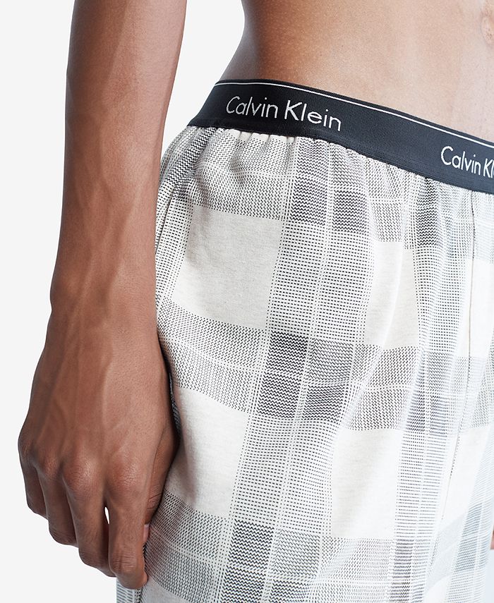 Calvin Klein Men's Modern Holiday Lounge Plaid Jogger Pajama Pants ...