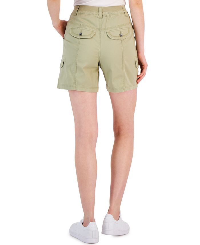 Style & Co Women's Comfort-Waist Cargo Shorts, Created for Macy's ...