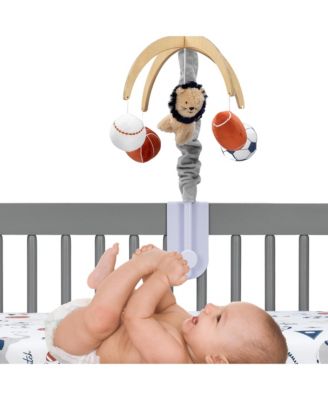 Hall of Fame Lion/Sports Balls Musical Baby Crib Mobile Soother Toy