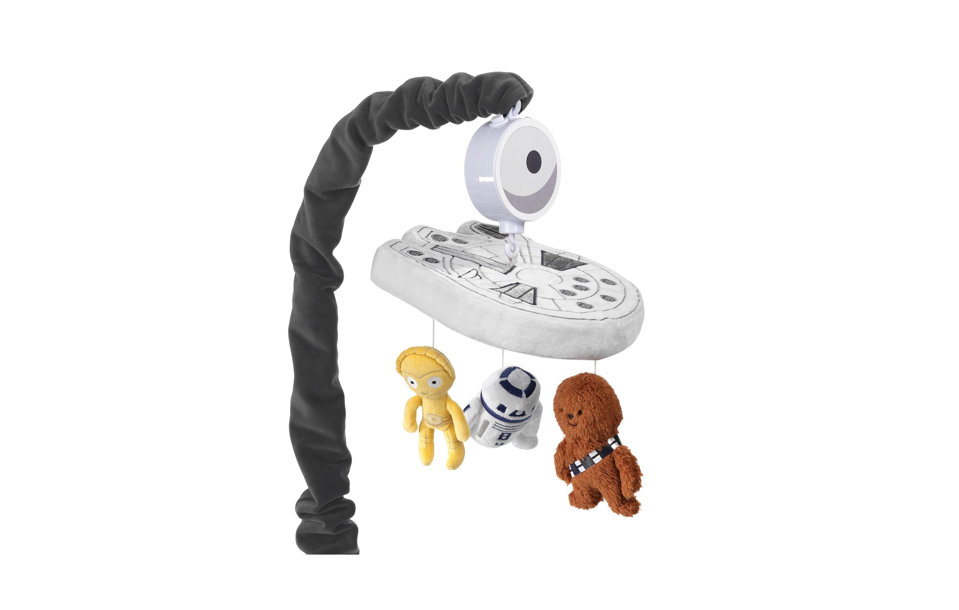 Lambs & Ivy Star Wars Signature Millennium Falcon Musical Baby Crib Mobile Toy