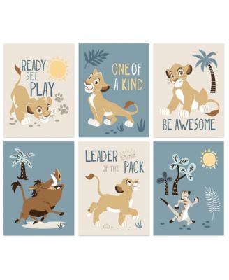 Disney Baby Lion King Unframed Wall Art - Simba/Timon/Pumba