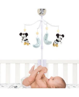 Disney Baby Moonlight Mickey Mouse Musical Baby Crib Mobile Soother