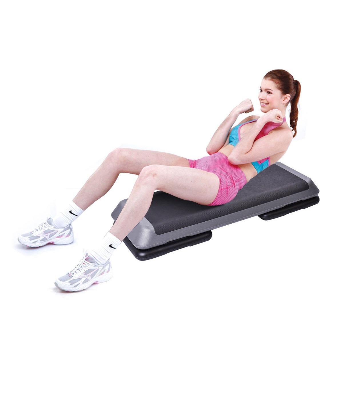 43'' Aerobic Stepper Step Cardio Fitness Exercise Platform