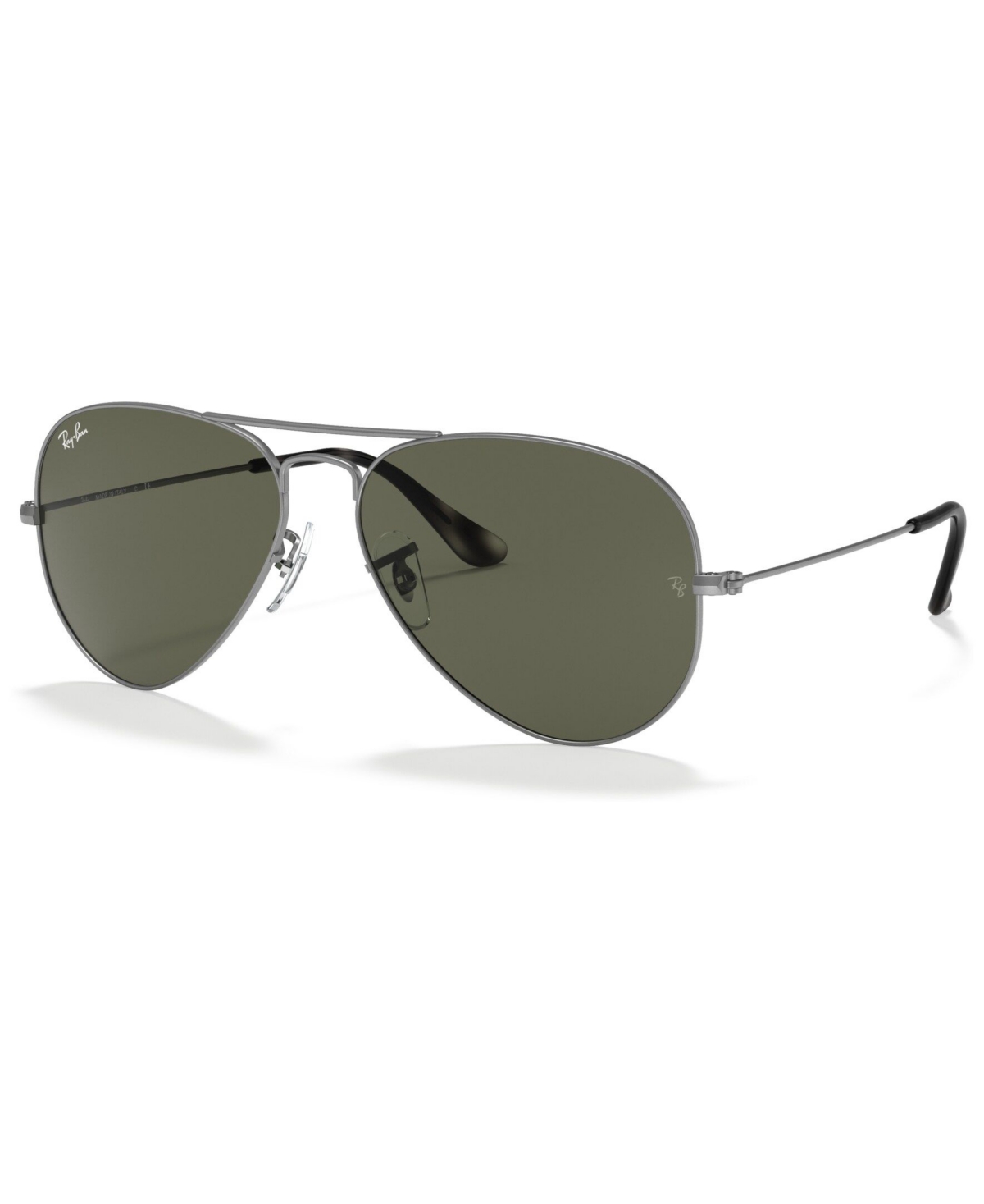 Ray Ban Unisex Sunglasses, Aviator Large Metal Rb3025 In Sand Trasparent Grey,green