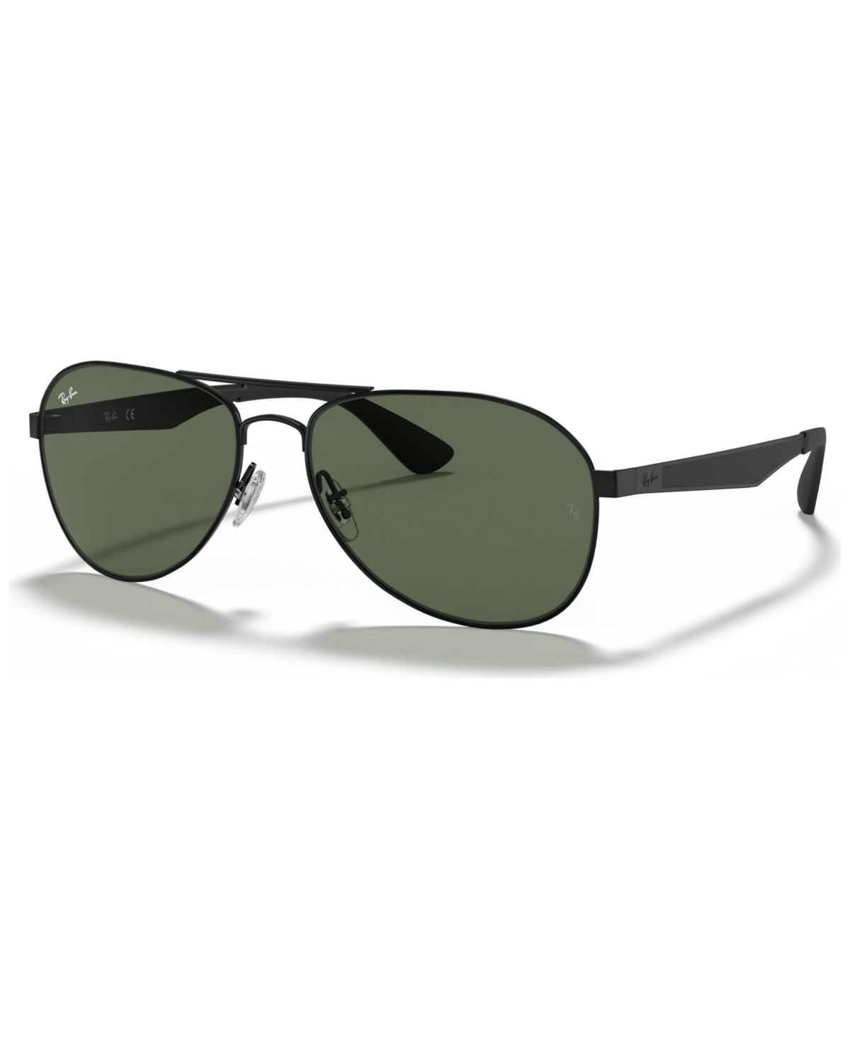 Shop Ray Ban Sunglasses, Rb3549 58 In Matte Black,green