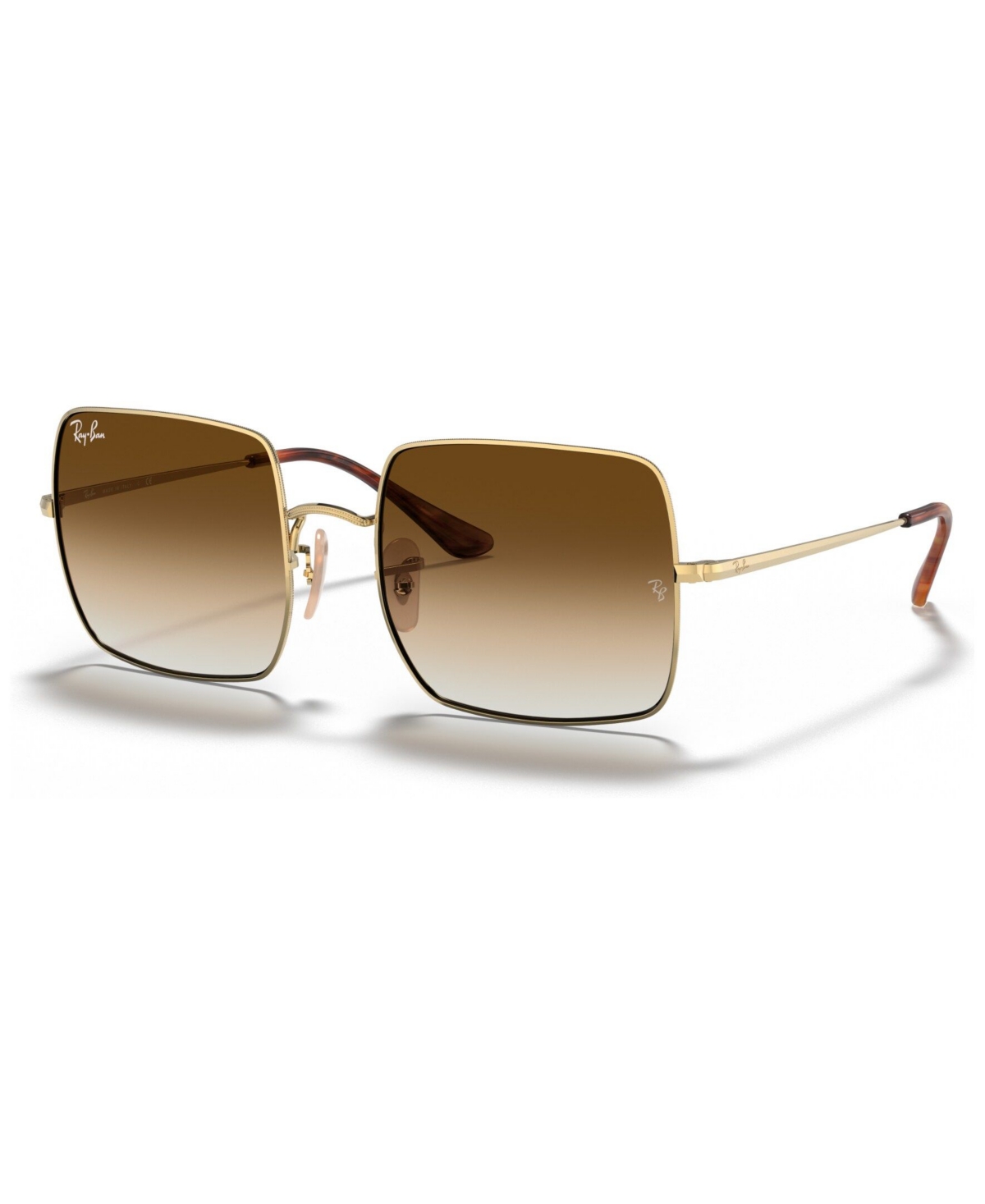 Ray Ban Unisex Sunglasses, Rb1971 In Gold,clear Gradient Brown
