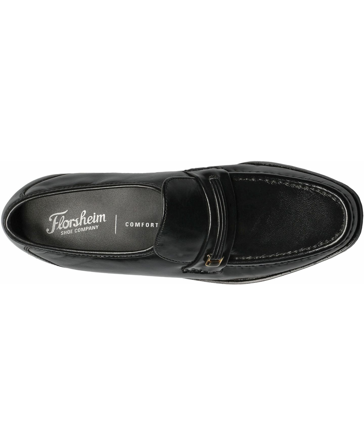 Мужские туфли Florsheim Riva Moc Toe Loafer, цвет: Чёрный — фото 6