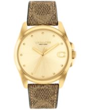 Macys coach online watches womens