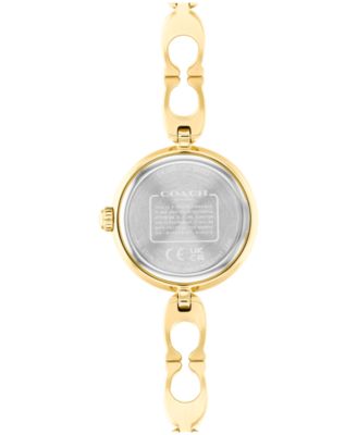 Women's Gracie Quartz Gold-Tone Stainless Steel Bangle Watch 23mm