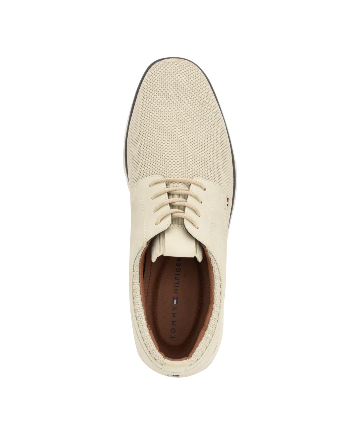 Мужские туфли Tommy Hilfiger Winner Casual Lace Up Oxfords, цвет: Светлый натуральный — фото 4