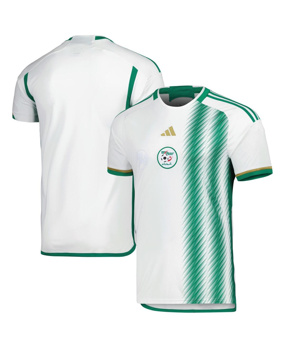 Men's adidasAlgeria National Team 2022/23 Home Replica Jersey - White