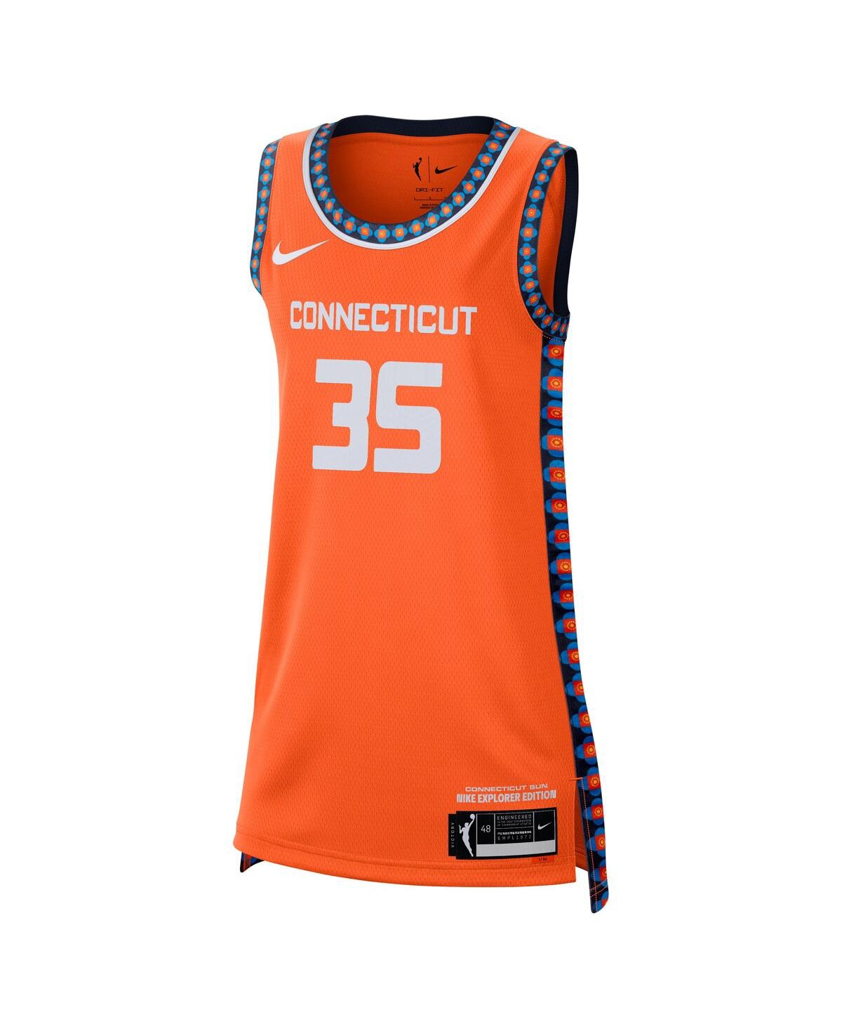 Women's Nike Jonquel JonesConnecticut Sun Explorer Edition Jersey - Orange
