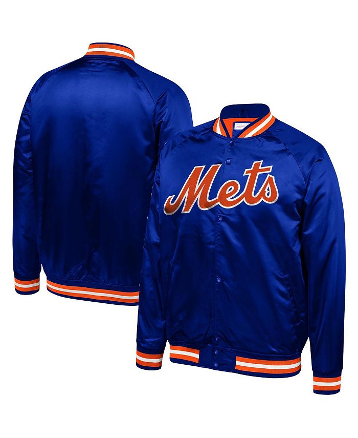 Mitchell & Ness Men's New York Mets Lightweight Satin Jacket - Macy's