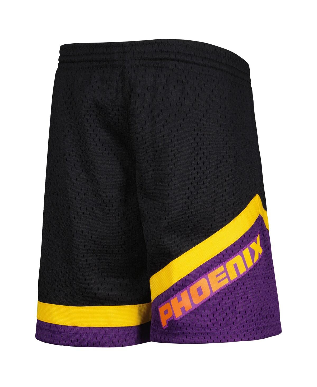 Shop Mitchell & Ness Big Boys  Black Phoenix Suns 2001-02 Hardwood Classics Swingman Shorts