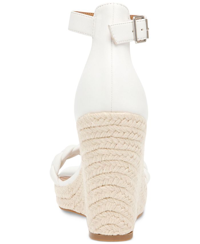 DV Dolce Vita Women's Harriat Braided Espadrille Platform Wedge Sandals