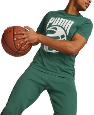 Puma - Men's Crewneck Short-Sleeve Posterize Graphic Basketball T-Shirt