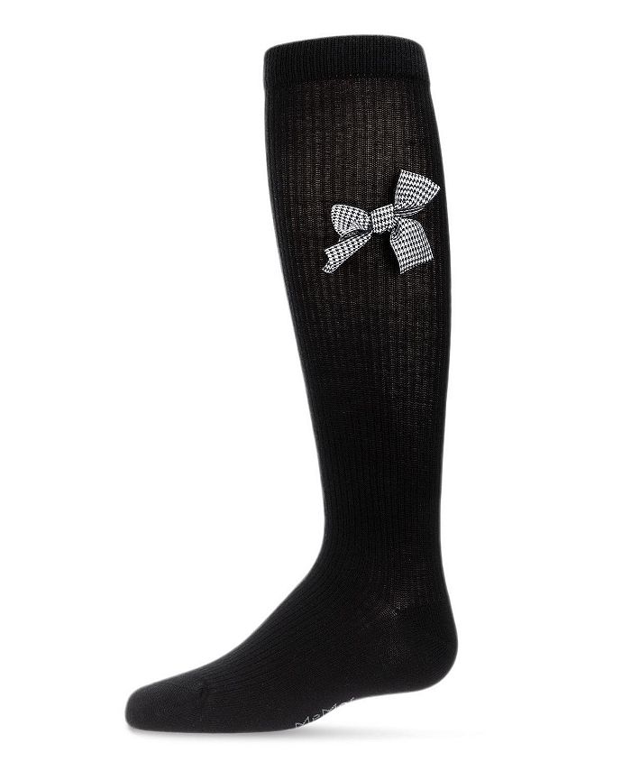 MeMoi Girl's Herringbone Thin Ribbed Knee High Socks Macy's