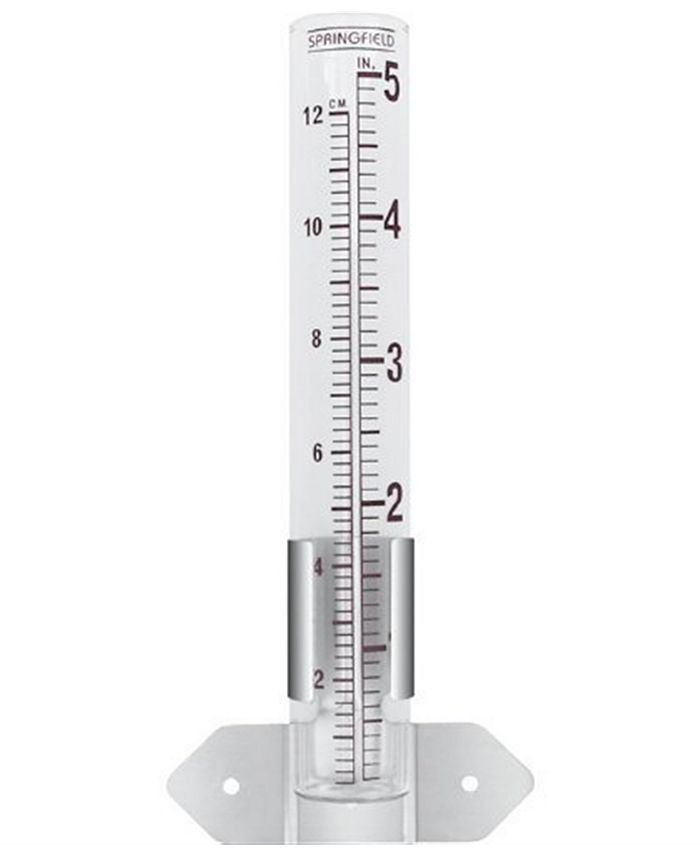 Taylor Precision Products Glass Tube Rain Gauge, 5" Macy's