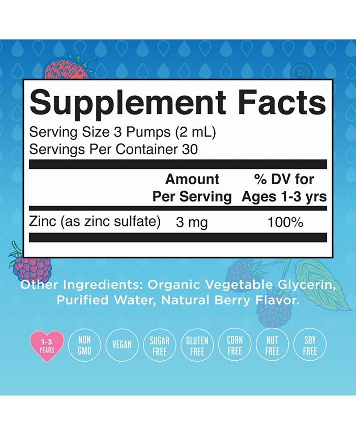 MaryRuth Organics Toddler Ionic Zinc Liquid Drops, Berry, 2 Fl Oz Macy's