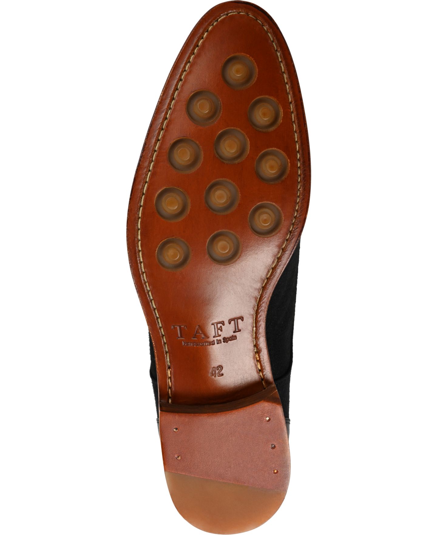 Мужские туфли Taft Jack Handcrafted Leather, Velvet and Wool Dress Shoes, цвет: Чёрный, вариант 1 — фото 5