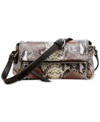 Calvin Klein - Argo Mini Python Faux Leather Flap Crossbody