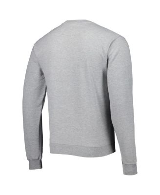 Men's Heather Gray Auburn Tigers 1965 Arch Essential Fleece Pullover Sweatshirt