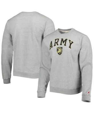 Men's Gray Army Black Knights 1965 Arch Essential Fleece Pullover Sweatshirt
