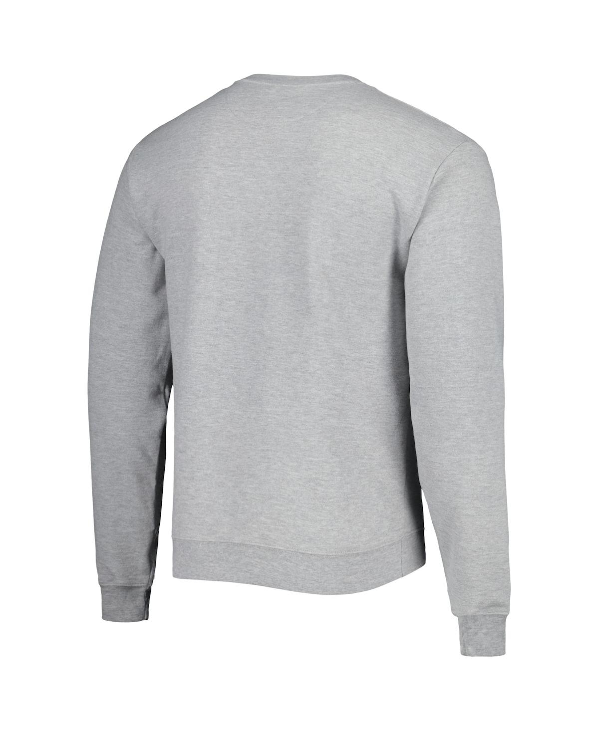 LEAGUE COLLEGIATE WEAR MEN'S LEAGUE COLLEGIATE WEAR GRAY FLORIDA STATE SEMINOLES 1965 ARCH ESSENTIAL FLEECE PULLOVER SWEATS 