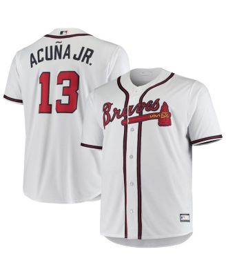 Ronald Acuna Jr Atlanta Braves Youth 8-20 Red Alternate Cool Base Player  Jersey