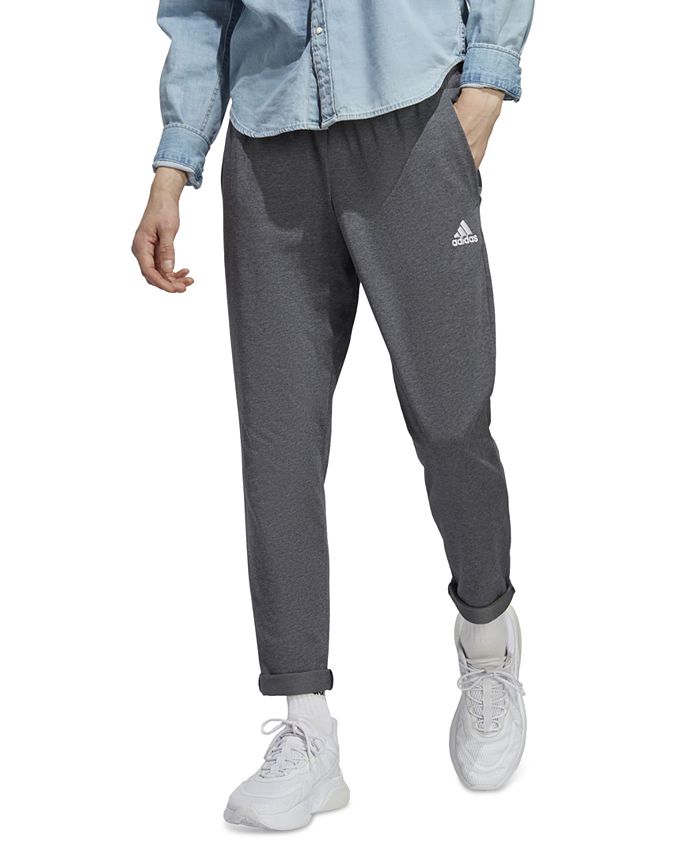 Symptomer Fremskridt kampagne adidas Men's Essentials Performance Single Jersey Tapered Open Hem Jogger  Pants - Macy's