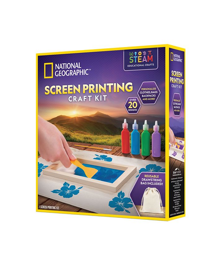 National Geographic Screen Printing Craft Kit & Reviews All Toys Macy's